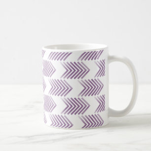 Purple Tribal Arrow Pattern Coffee Mug
