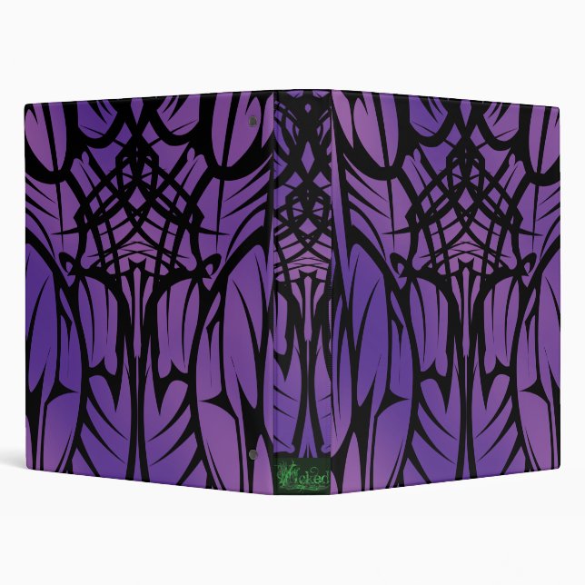 Purple Tribal School Binder (Background)
