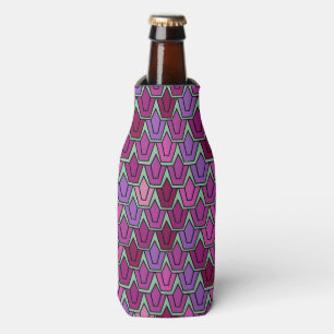 Purple Tulip Field  Bottle Cooler