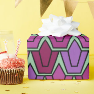 Purple Tulip Field  Wrapping Paper
