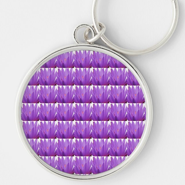 Purple Tulip Keychain (Front)