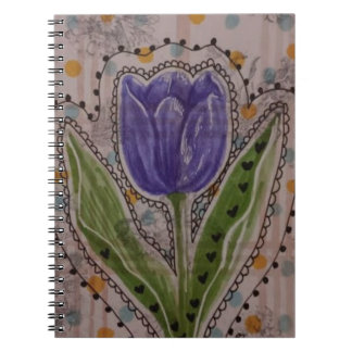 Purple Tulip Notebook