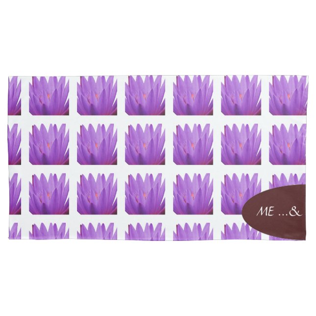 Purple Tulip Pillowcase (Front-Left)