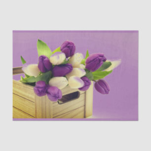 Purple Tulip Tissue Paper