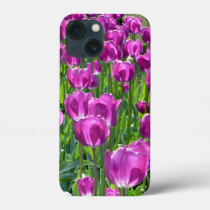Purple Tulips iPhone 13 Mini Case