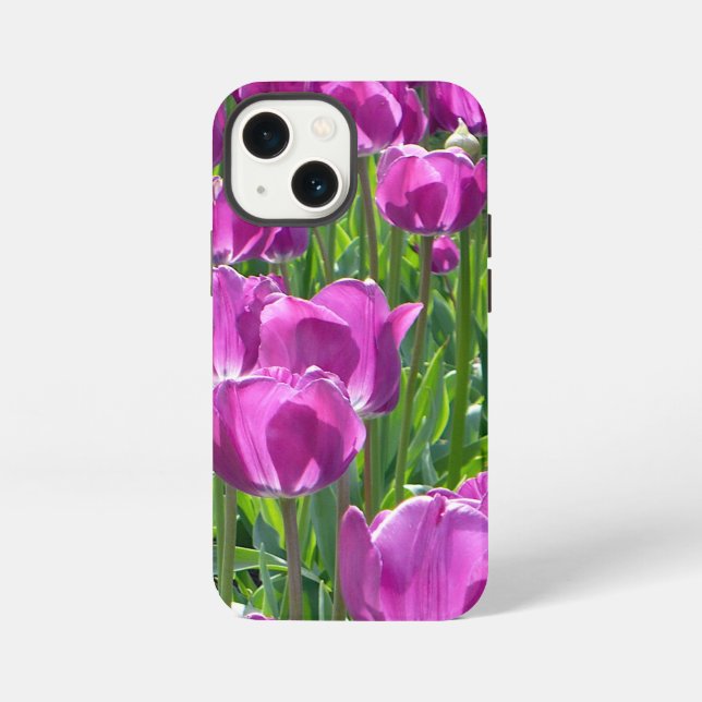 Purple Tulips iPhone Case (Back)