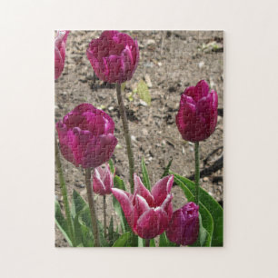 Purple Tulips Jigsaw Puzzle