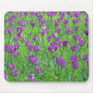 PURPLE TULIPS MOUSEPAD/ MOUSE MAT
