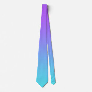 Purple & Turquoise Tie