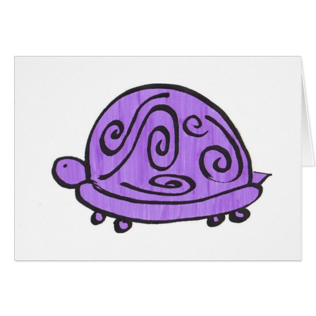 Purple Turtle (Front Horizontal)