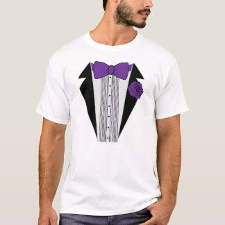 Purple Tuxedo Shirt