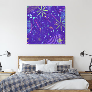 Purple Twilight Party Canvas Print