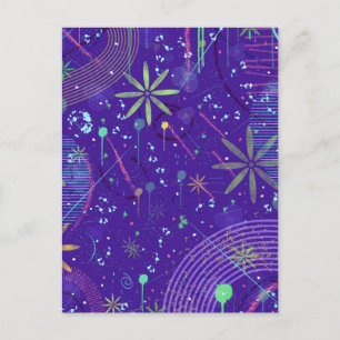 Purple Twilight Party Postcard