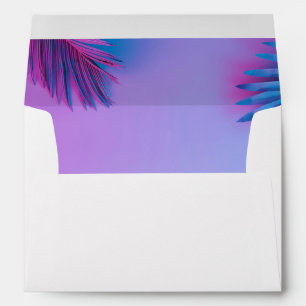 Purple Twin Leaves  Envelope