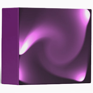 Purple Twirling Lights Binder