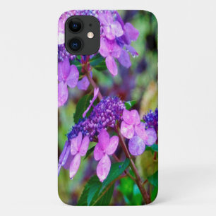 Purple Twist and Shout Hydrangea Flower iPhone 11 Case