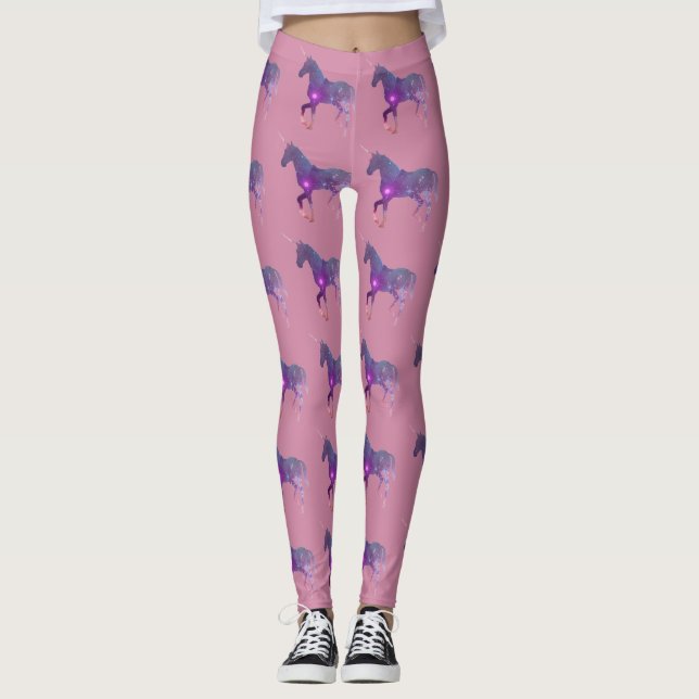 PURPLE UNICORN LEGGINGS (Front)