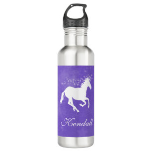 Purple Unicorn Personalized 710 Ml Water Bottle