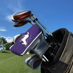 Purple Unicorn Personalized Golf Head Cover