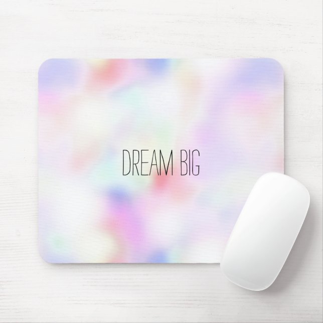Purple Unicorn Pink Peach Rainbow      Mouse Pad (With Mouse)