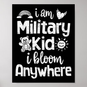 Purple Up For Military Kids Children Military Chil Poster