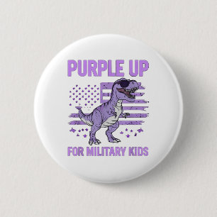 Purple Up For Military Kids Flag Military Child Mo 2 Inch Round Button