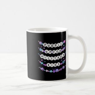 Purple Up For Military Kids Friendship Bracelets K Coffee Mug