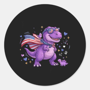 Purple Up for Military Kids Military Child Month Classic Round Sticker