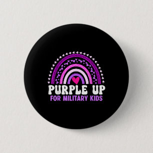 Purple Up For Military Kids Military Child Month R 2 Inch Round Button