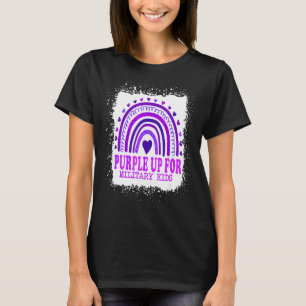 Purple Up For Military Kids Month Military Child R T-Shirt