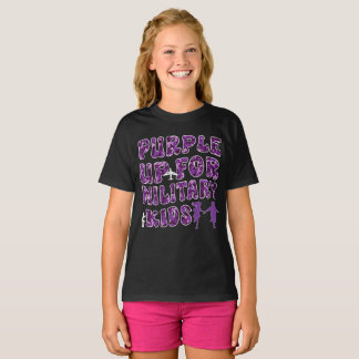 Purple Up for Military Kids: Show Support and Prid T-Shirt