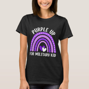 Purple Up for Military Kids Toddler Women Boys T-Shirt