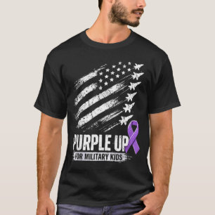 Purple up military kids month of military child T-Shirt