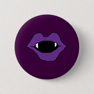 Purple vamp 2 inch round button