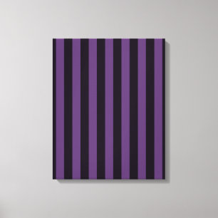Purple Vertical Stripes Customize This! Canvas Print