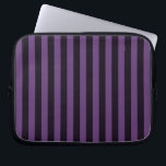 Purple Vertical Stripes Decor Laptop Sleeve<br><div class="desc">Bold vibrant purple graphic stripes decor in horizontal or in vertical fashion are a modern classic graphic design style that always make for a great custom gift for yourself or for someone special on your list, these are sure to make an impression on any festive occasions.</div>