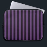 Purple Vertical Stripes Decor Laptop Sleeve<br><div class="desc">Bold vibrant purple graphic stripes decor in horizontal or in vertical fashion are a modern classic graphic design style that always make for a great custom gift for yourself or for someone special on your list,  these are sure to make an impression on any festive occasions.</div>