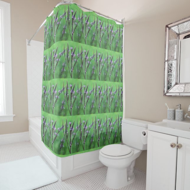 Purple Vervain Wildflowers Nature Pattern  (In Situ)