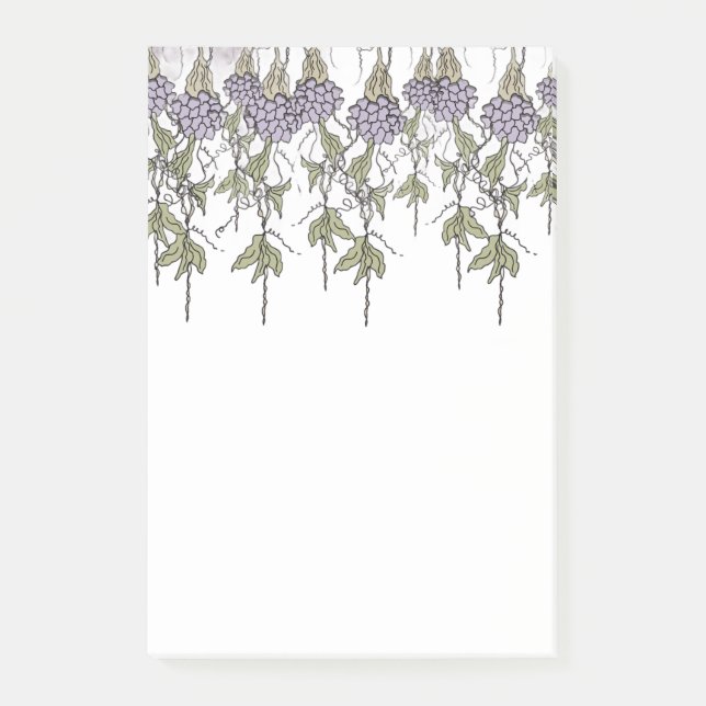 Purple Vines Notepad (Front)
