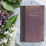 Purple Vintage Book Wedding Invitation<br><div class="desc">This is the perfect invitation for a book theme wedding. If you use linen paper,  it will even feel like an old book. Featuring an image of an actual vintage book with a purple cloth cover. Can be completely customized. If you need additional matching products,  please contact riverjude.designs@yahoo.com</div>