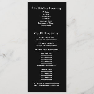 Purple Vintage Damask Wedding Program