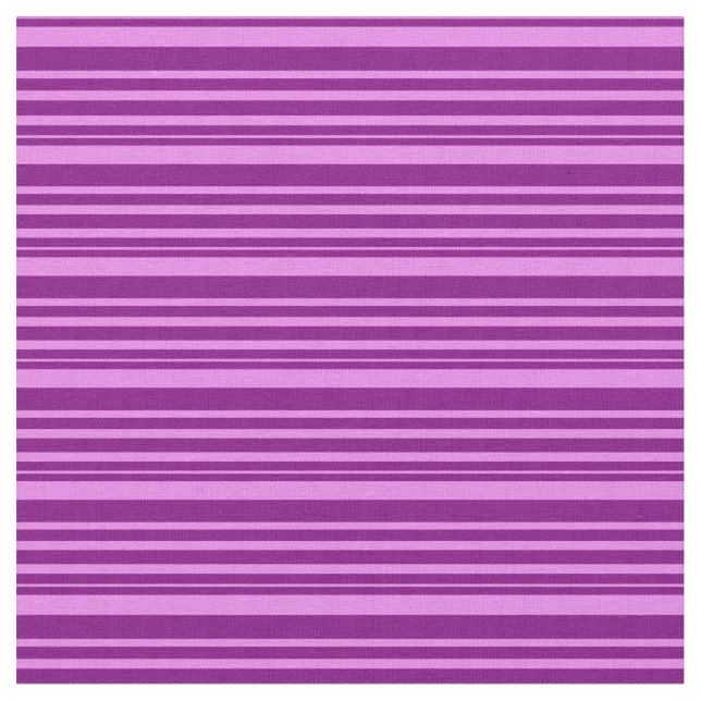 Purple & Violet Coloured Lined/Striped Pattern Fabric (Close Up)