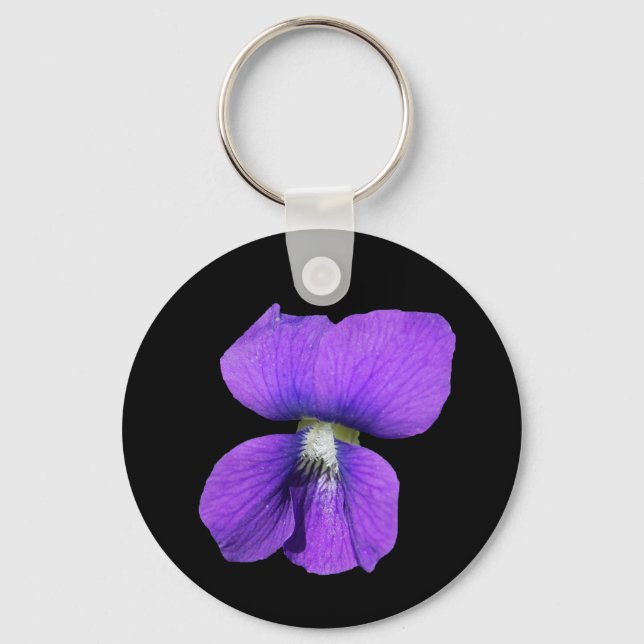 Purple Violet keychain (Front)