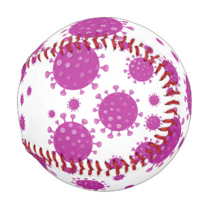 Purple Viral Particle Baseball