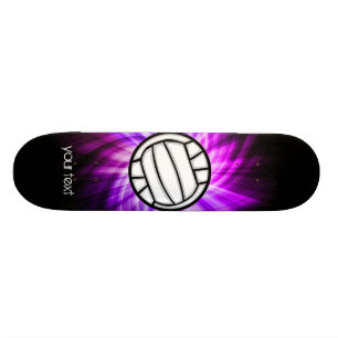 Purple Volleyball Skateboard