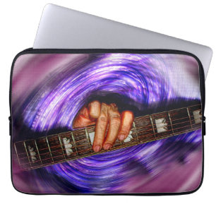 Purple Vortex Electronics Bag