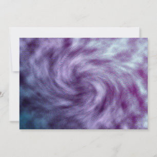 Purple Vortex Invitation