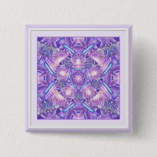 Purple W1 2 Inch Square Button