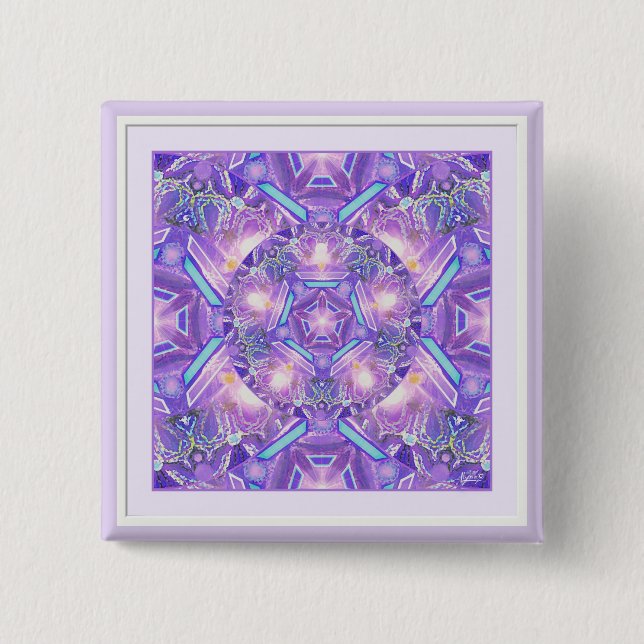 Purple W1 2 Inch Square Button (Front)