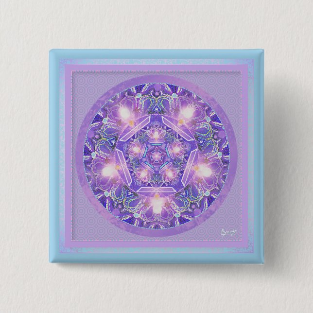 Purple W1 2 Inch Square Button (Front)